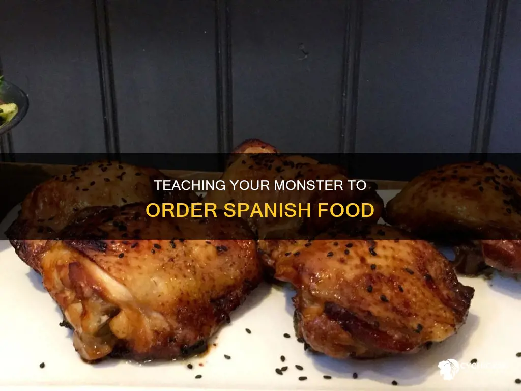 how to say the monster loves chicken and rice spanish