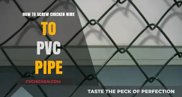 Securely Fastening Chicken Wire to PVC Pipe: A Step-by-Step Guide