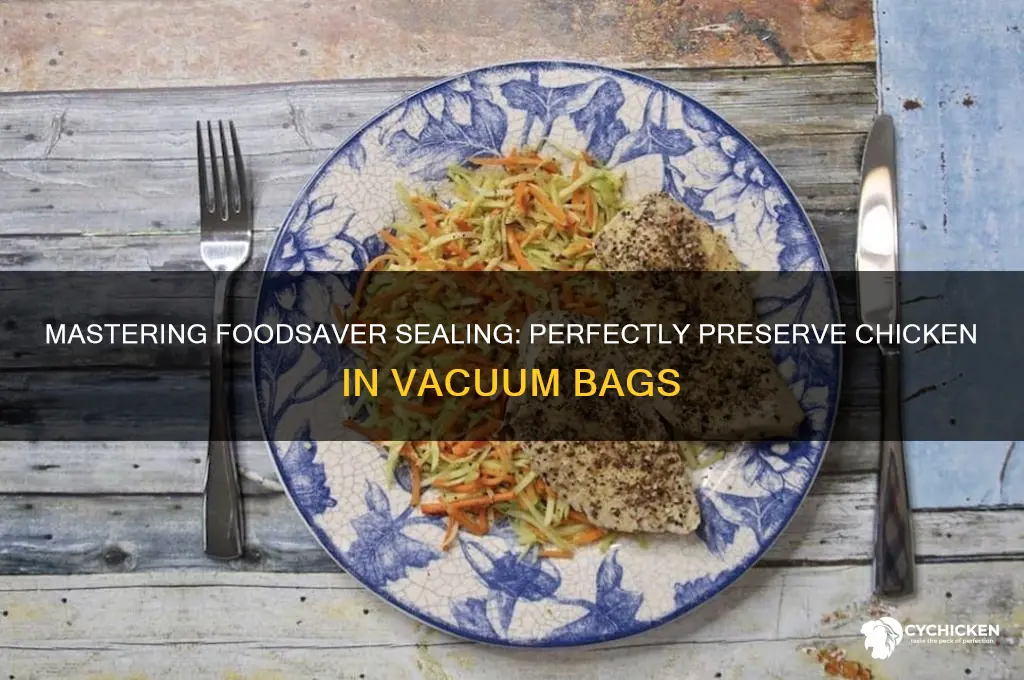 how to seal chicken in a foodsaver bag