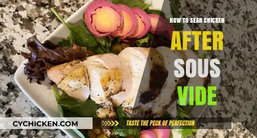 Perfectly Crispy Skin: Mastering the Art of Searing Sous Vide Chicken