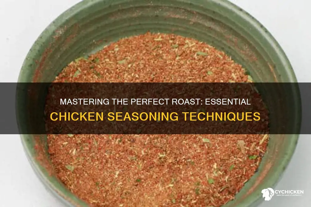 how to season a chicken for roasting