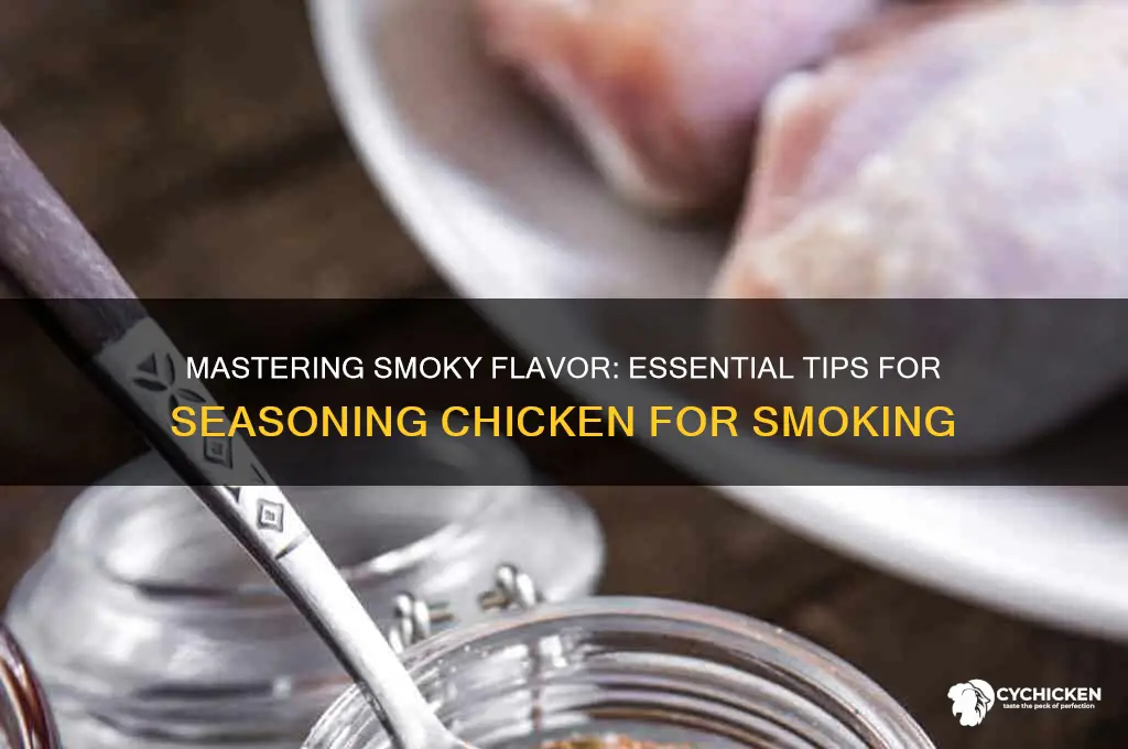 how to season a chicken for smoking