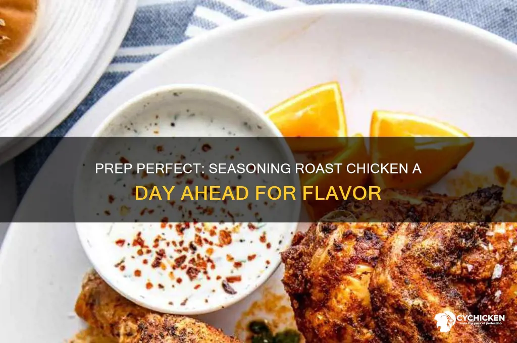 how to season a roast chicken the day before