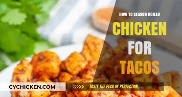 Flavorful Taco Chicken: Seasoning Tips for Perfectly Boiled Shredded Meat