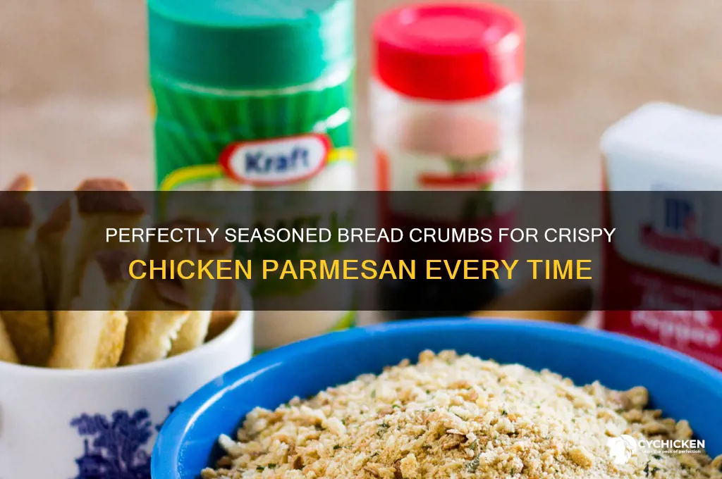 how to season bread crumbs chicken parm