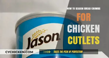 Perfectly Seasoned Bread Crumbs: Elevate Your Chicken Cutlets with Flavor