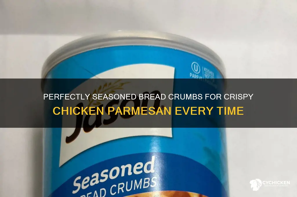 how to season bread crumbs for chicken parm