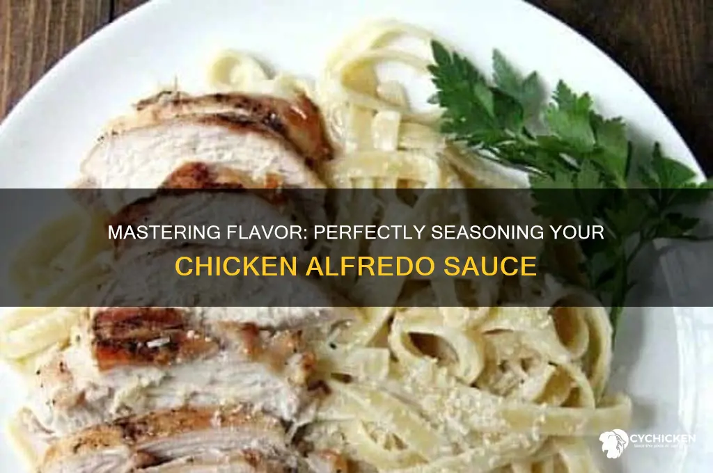 how to season chicken alfredo sauce