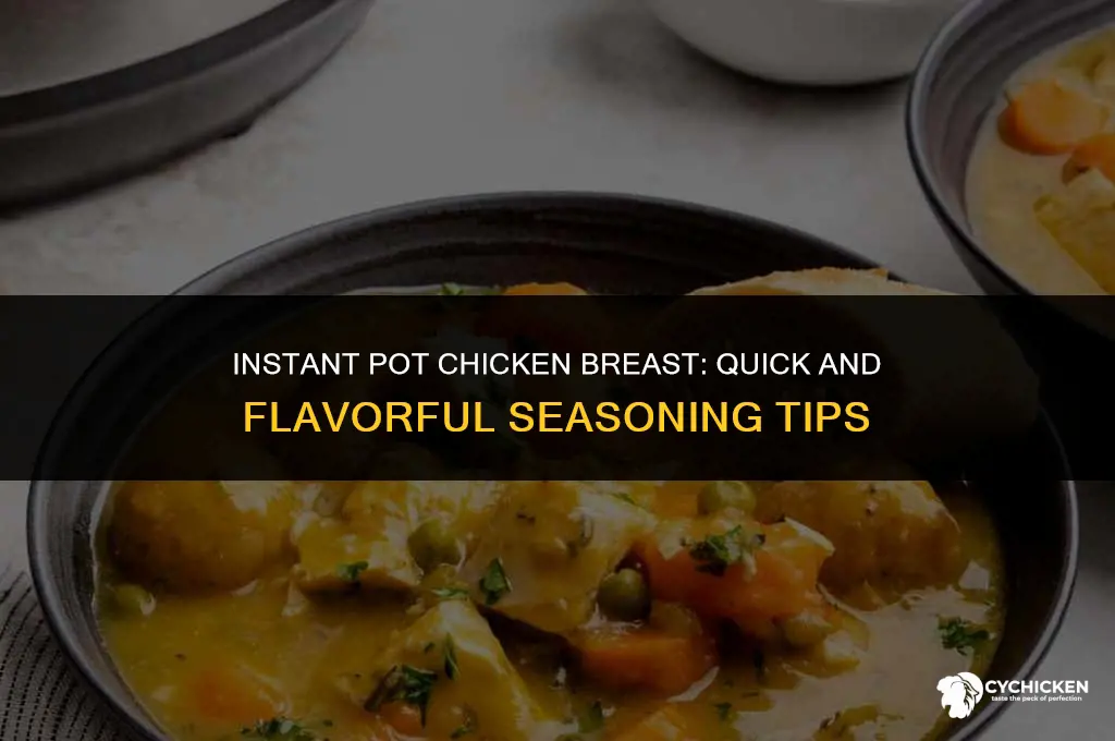 how to season chicken breast in an instant pot