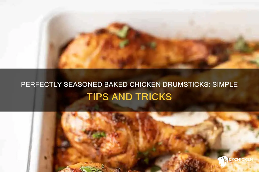 how to season chicken drumsticks for baking