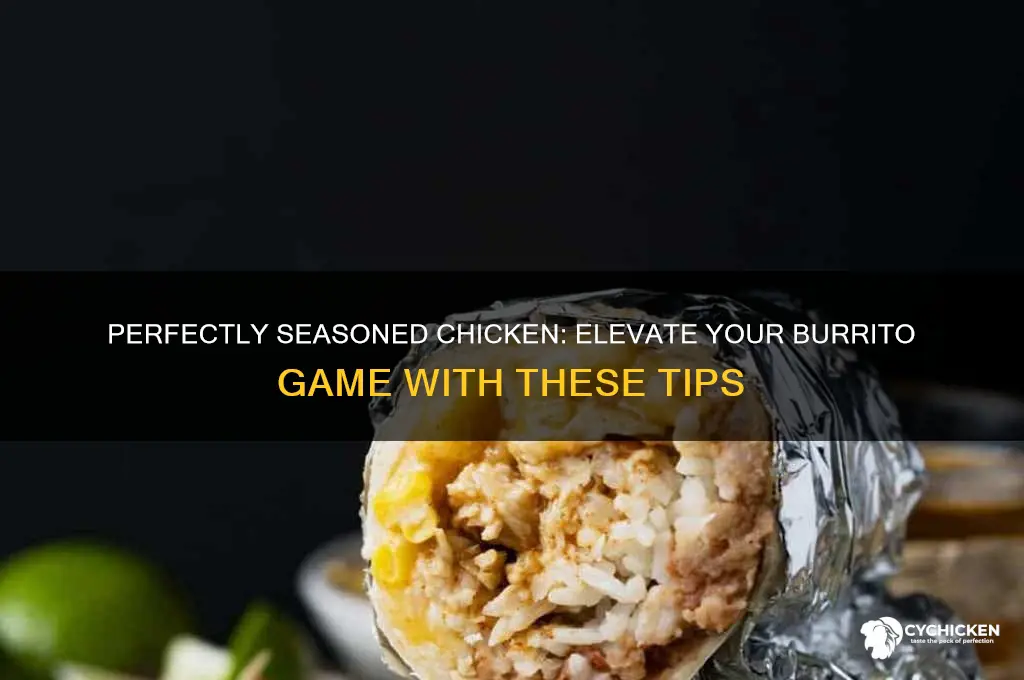 how to season chicken for a burrito