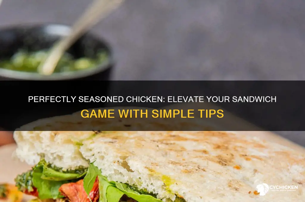 how to season chicken for a sandwich
