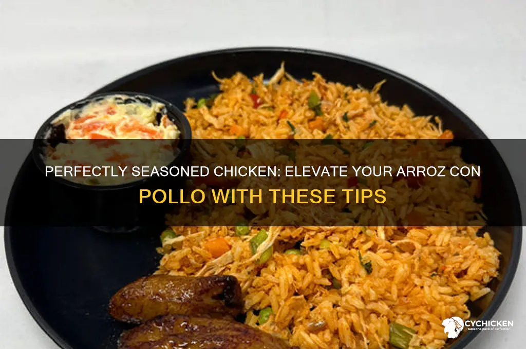 how to season chicken for arroz con pollo