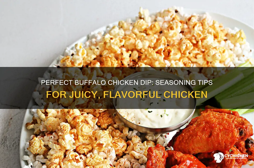 how to season chicken for buffalo chicken dip