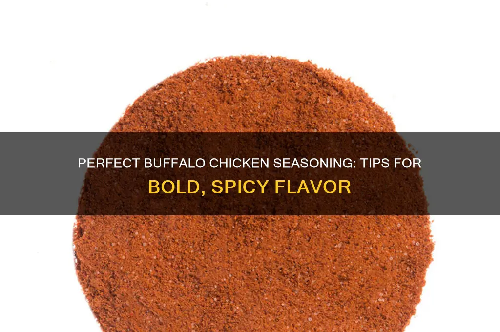 how to season chicken for buffalo chicken