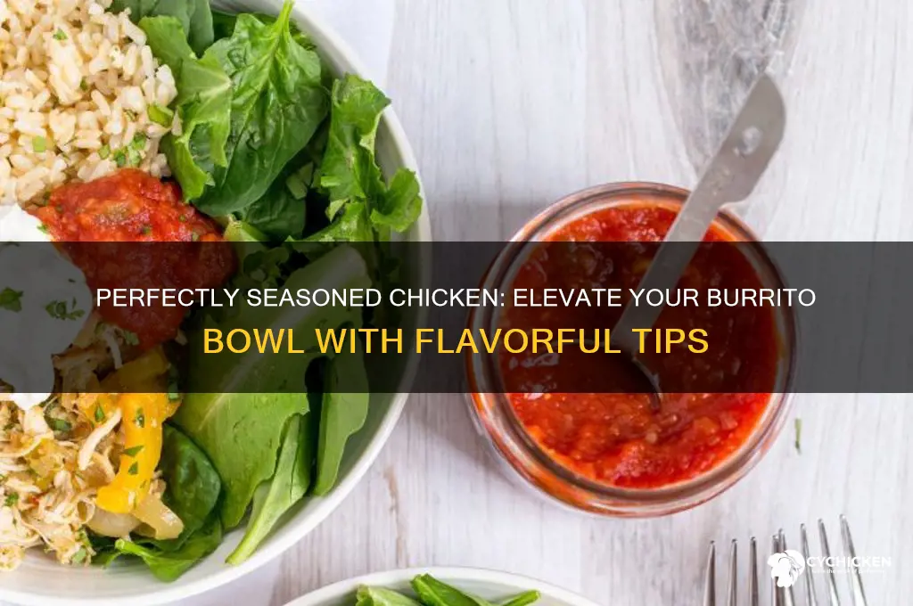 how to season chicken for burrito bowl