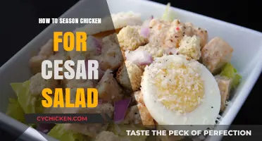 Mastering the Art of Seasoning Chicken for a Perfect Caesar Salad