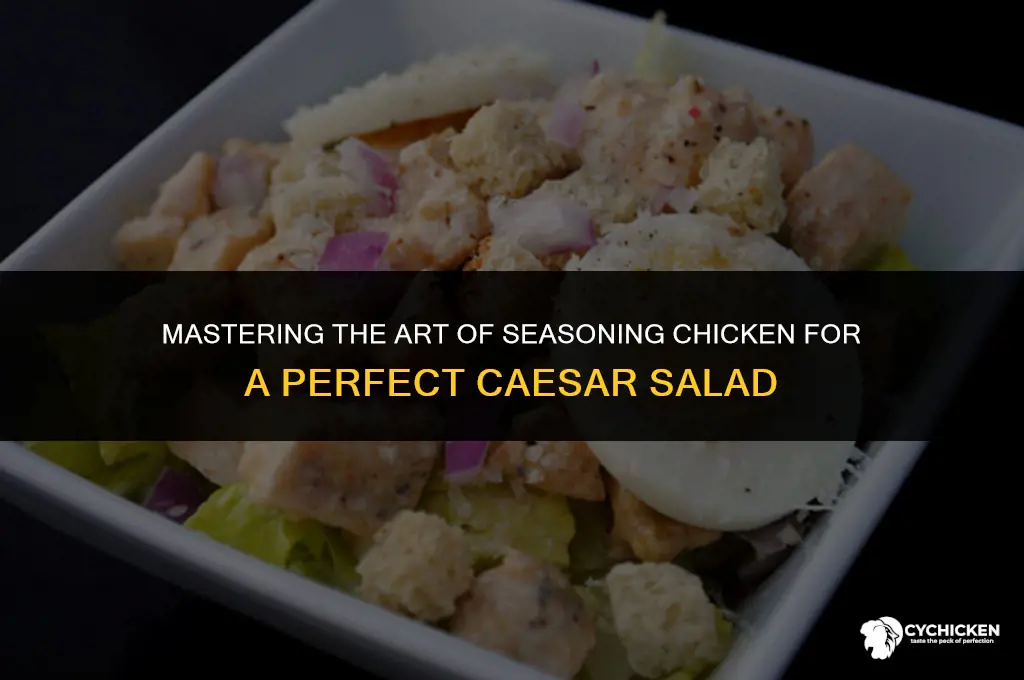 how to season chicken for cesar salad