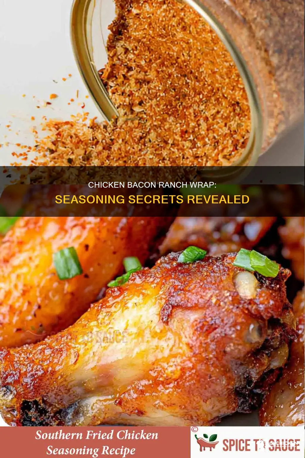 how to season chicken for chicken bacon ranch wrap