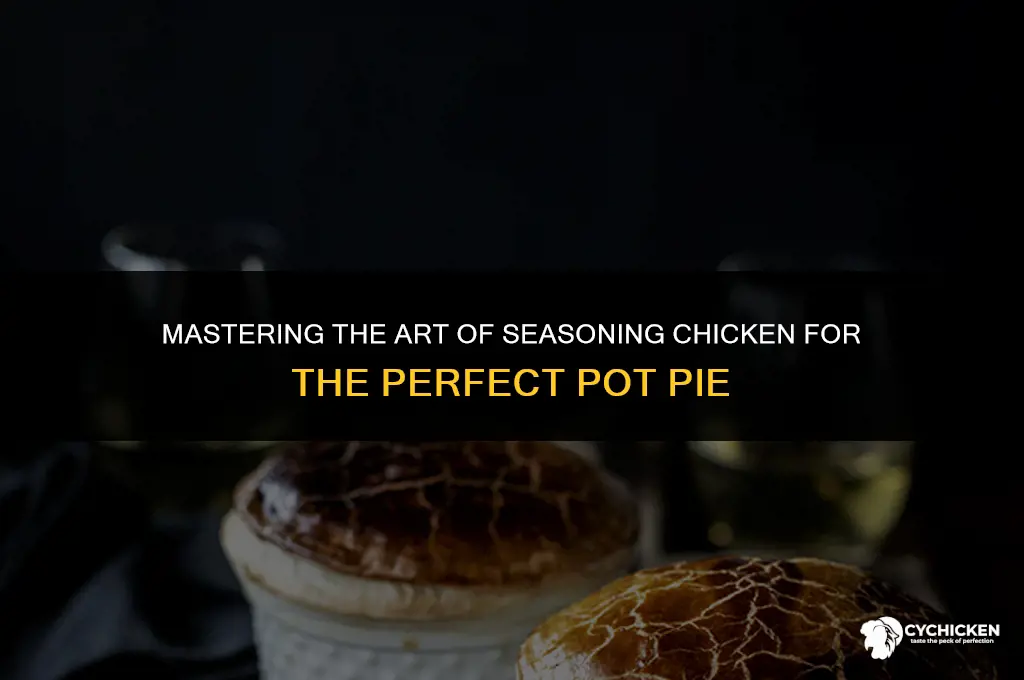 how to season chicken for chicken pot pie