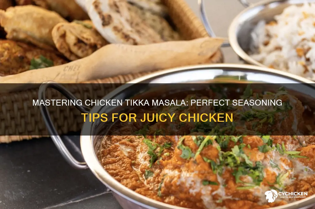 how to season chicken for chicken tikka masala