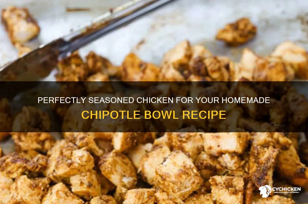 how to season chicken for chipotle bowl