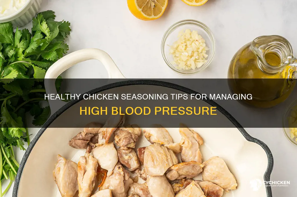how to season chicken for high blood pressure