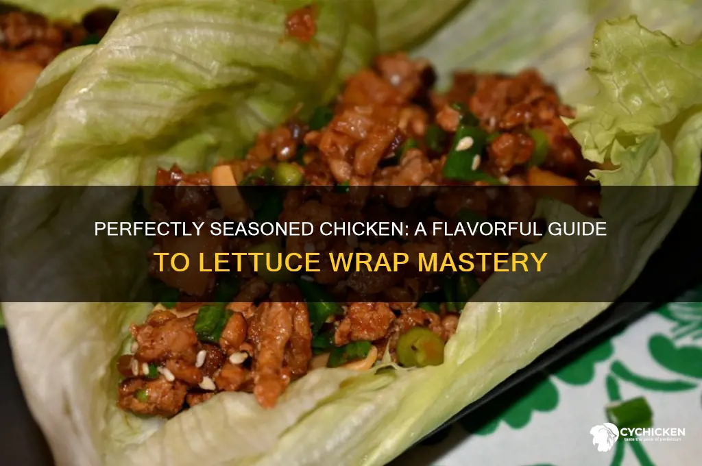 how to season chicken for lettuce wraps