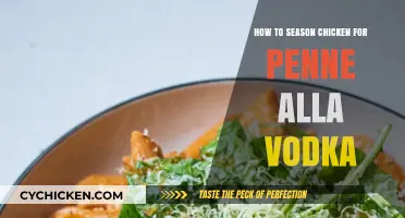 Perfectly Seasoned Chicken for Creamy Penne Alla Vodka: A Guide
