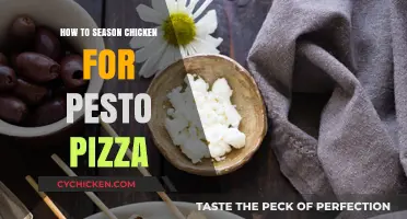 Perfectly Seasoned Chicken for Pesto Pizza: A Flavorful Guide