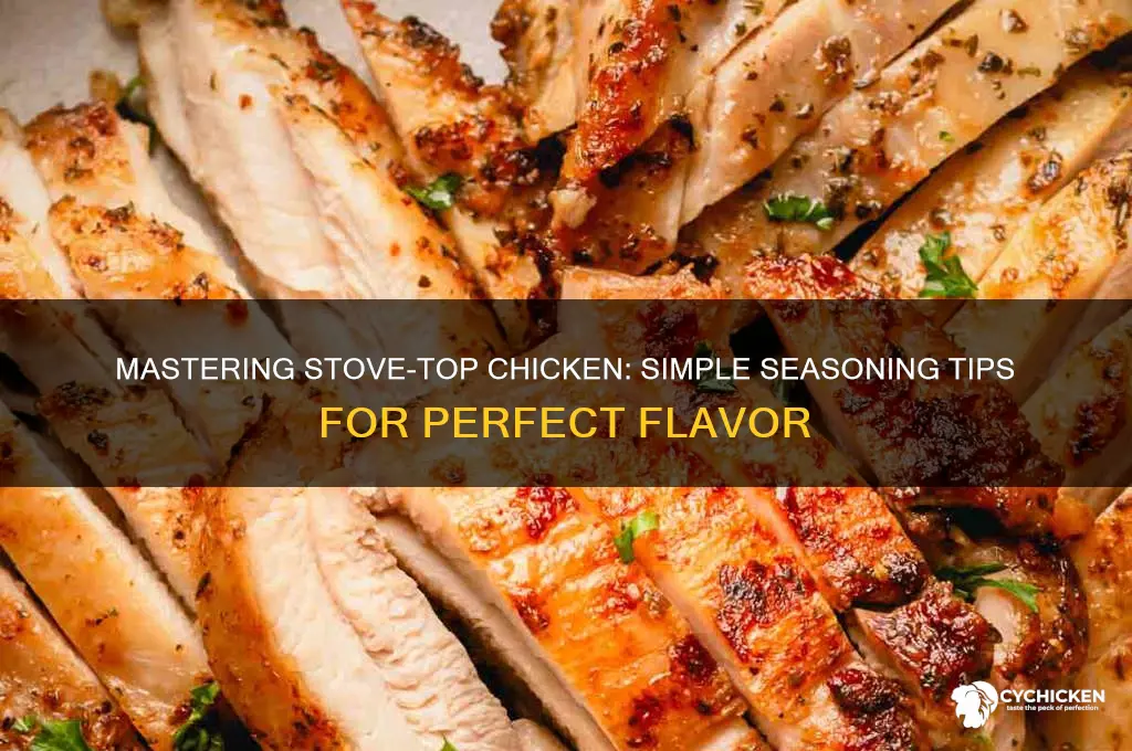 how to season chicken for stove top