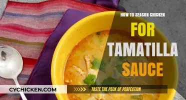 Perfectly Seasoned Chicken for Rich and Tangy Tomatillo Sauce