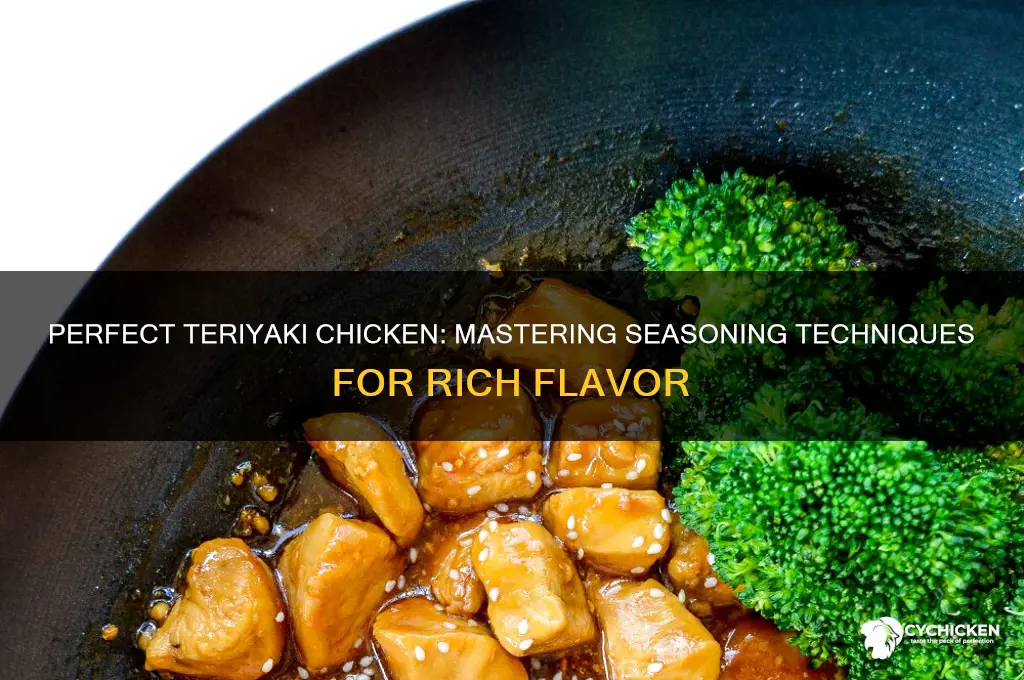 how to season chicken for teriyaki sauce