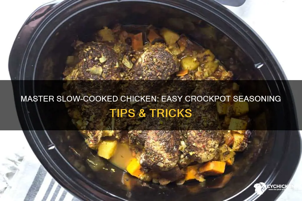 how to season chicken in a crockpot