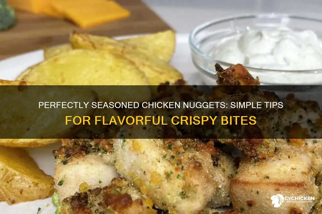 how to season chicken nuggets