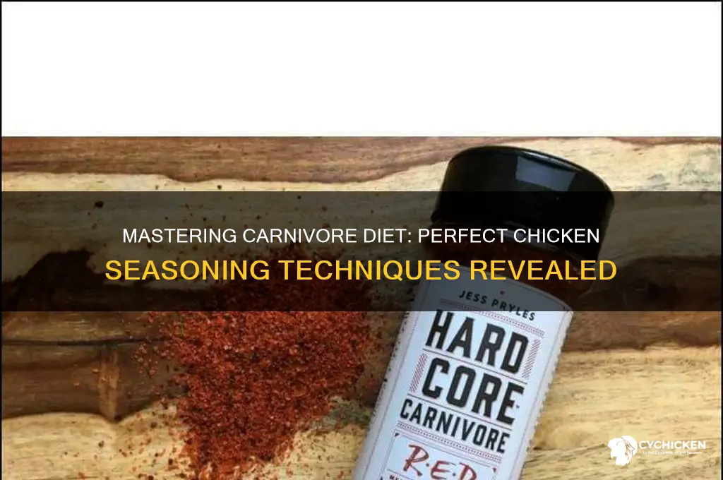 how to season chicken on carnivore diet
