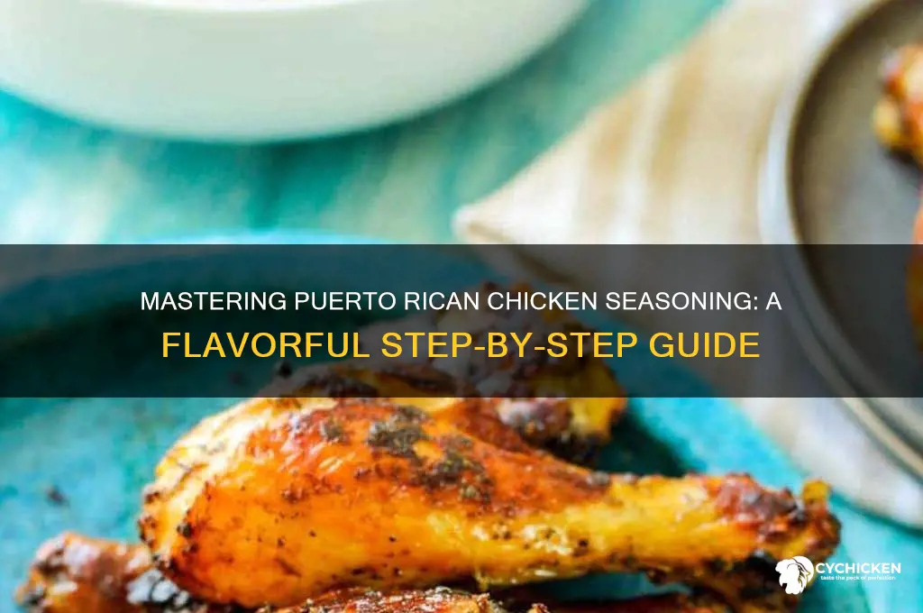 how to season chicken puerto rican style