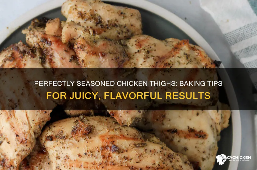 how to season chicken thighs for baking