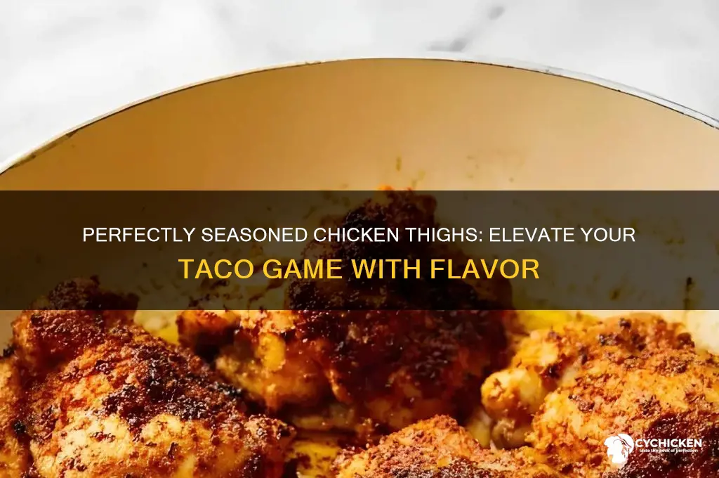 how to season chicken thighs for tacos
