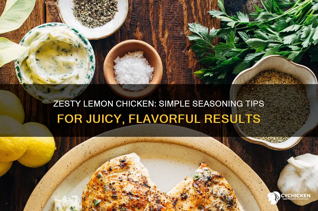 how to season chicken with lemon juice