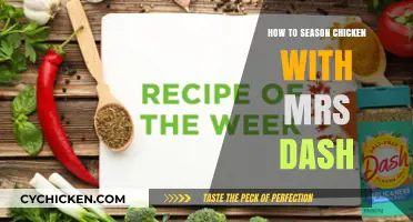 Flavorful Chicken Made Easy: Seasoning with Mrs. Dash Tips