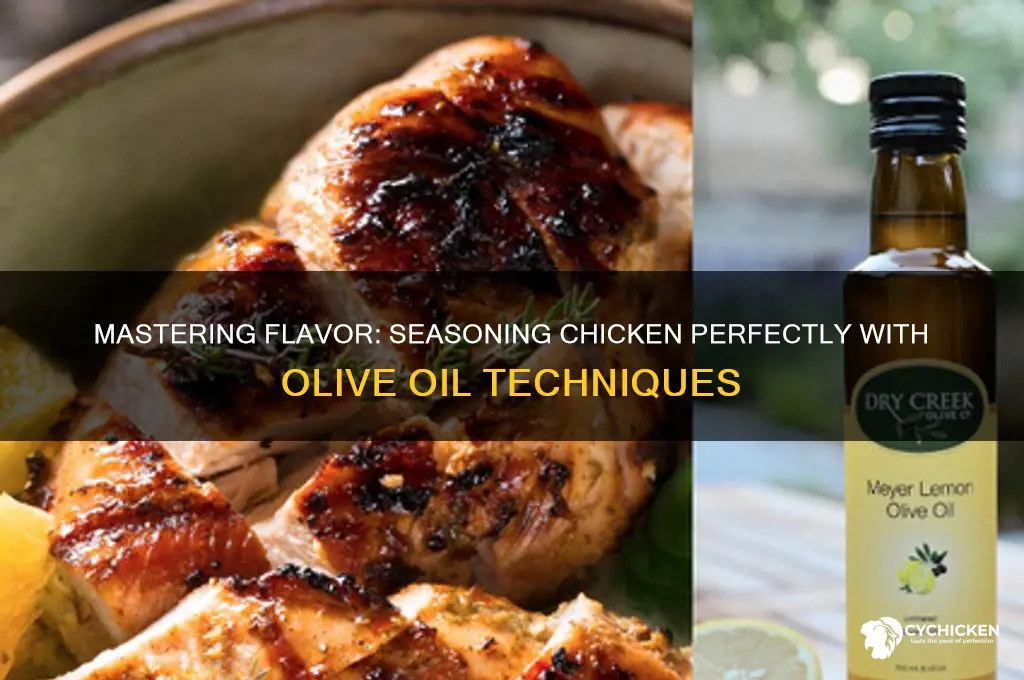 how to season chicken with olive oil