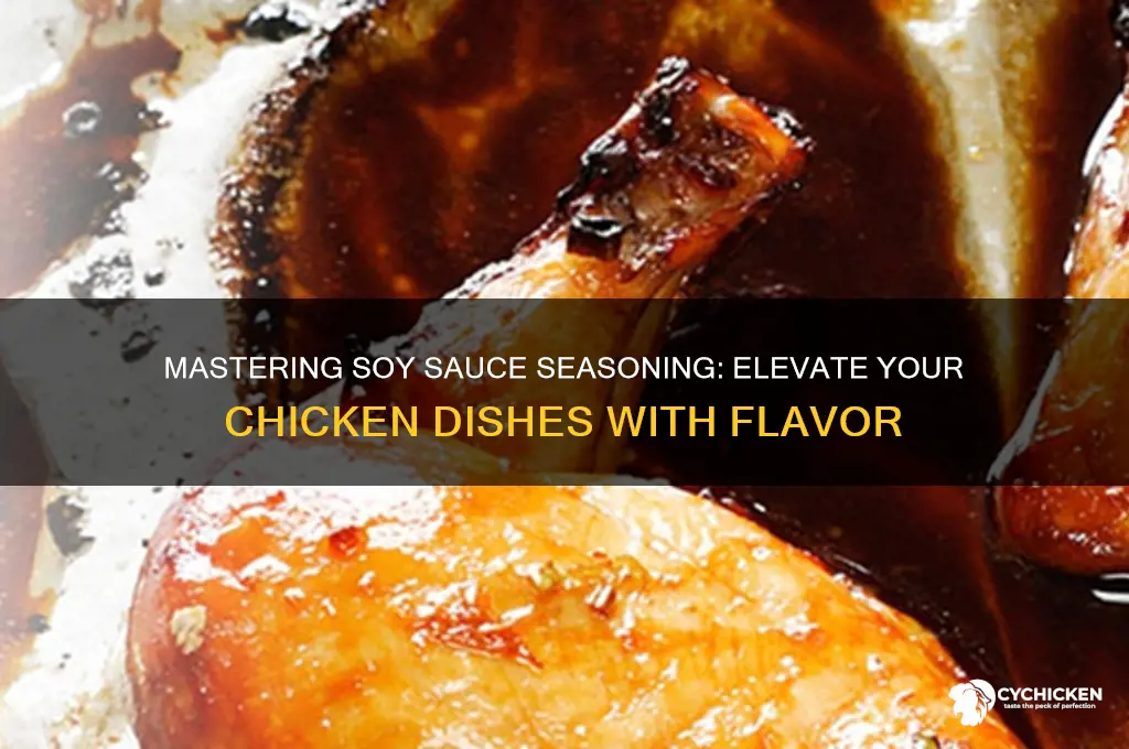 how to season chicken with soy sauce