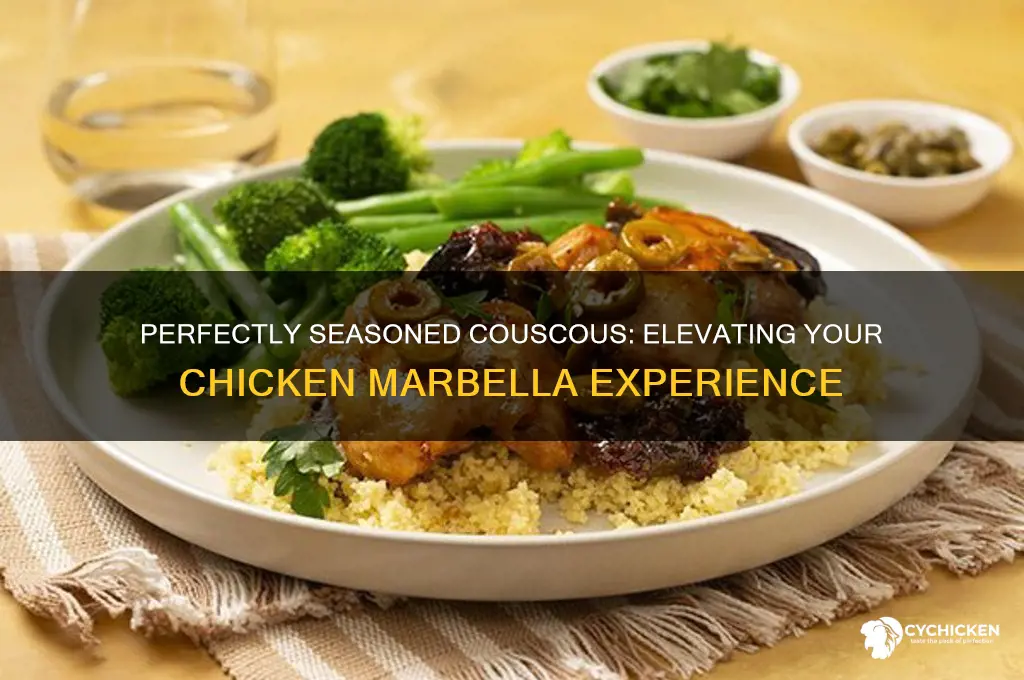 how to season couscous for chicken marbella