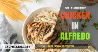 Perfectly Seasoned Diced Chicken for Creamy Alfredo Sauce Recipes