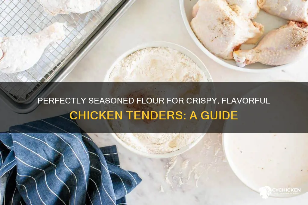how to season flour for chicken tenders