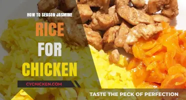 Perfectly Seasoned Jasmine Rice: Elevate Your Chicken Dishes with Flavor