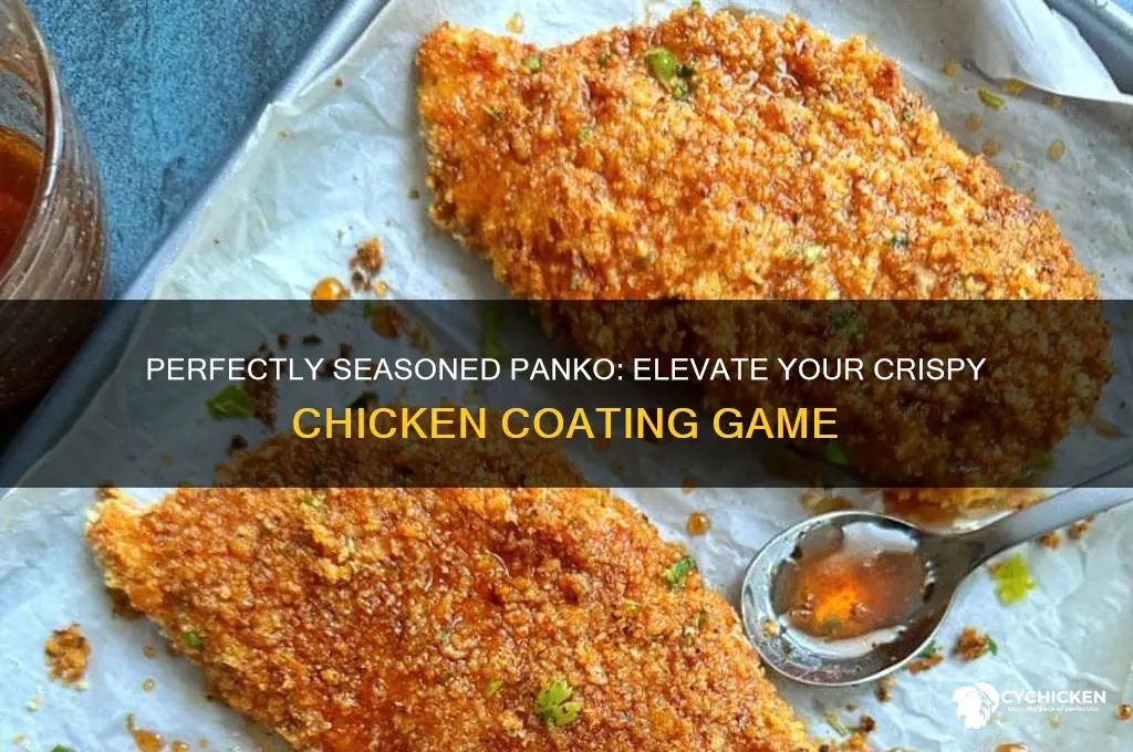 how to season panko bread crumbs for chicken