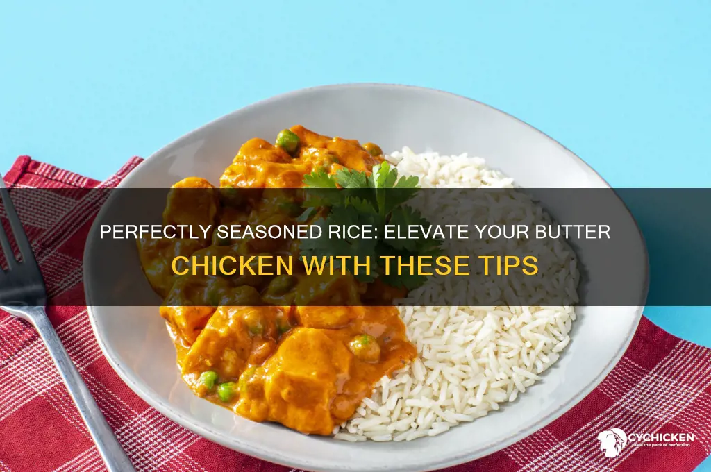 how to season rice for butter chicken