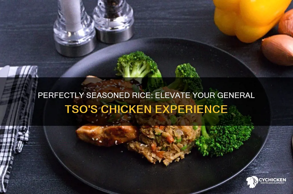 how to season rice for general tso chicken